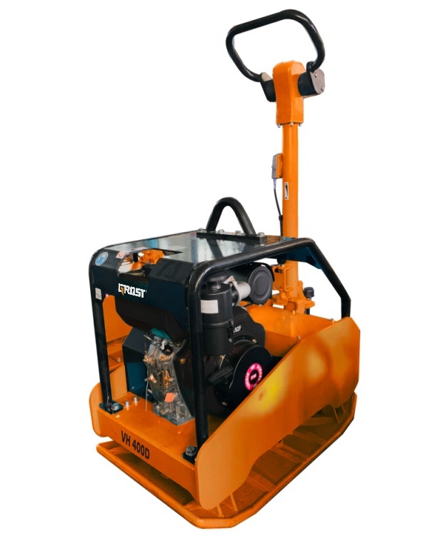 Виброплита реверсивная бензиновая GROST VH 400D (400 кг)